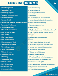 Idiom 1500 English Idioms From A Z With Useful Examples