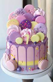 The most common purple yellow cake material is paper. 54 Jaw Droppingly Beautiful Birthday Cake Lavender And Yellow Birthday Cake