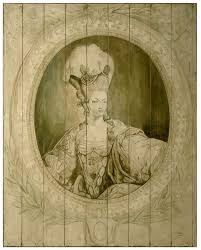 Free for commercial use no attribution required high quality images. Casa Padrino Luxury Baroque Wall Painting Lady Gray Green 150 X H 190 Cm Handpainted Wood Painting Magnificent Baroque Wall Decoration