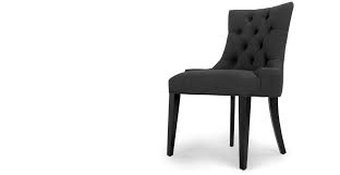 Flynn Scoop Back Chair In Midnight Black Made Com Chair Dining Chairs Made Com