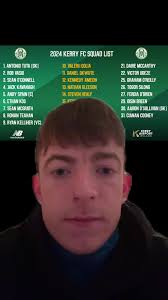 Kerry FC Squad Numbers Announced for Upcoming Season