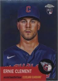 2022 Topps Chrome Platinum #151 Ernie Clements ROOKIE Cleveland Guardians