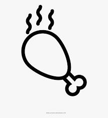 Fire flames png transparent images. Fried Chicken Coloring Page Illustration Transparent Cartoon 2503412 Png Images Pngio