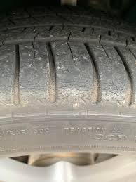 is it normal to see tires cracking michelin