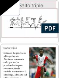 Para realizar un triple salto hay que realizar una secuencia de pasos. Salto Triple Presentacion Deporte Del Atletismo Juegos De Habilidad Fisica