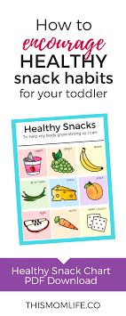 Healthy Snack Chart For Kids Set Of Two Healthy Snacks