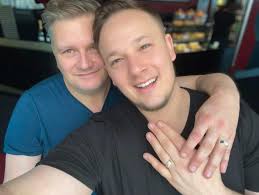 2 years ago this beautiful man said YES. 💍 I am so lucky. Sounds silly but  I truly fall more in love with him all the time… Grateful and excited for  what