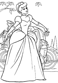 Try to color cinderella and prince to unexpected colors! Cinderella Coloring Pages 100 Pictures Free Printable