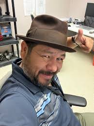 Thought I would share my Raiders of the Lost Ark idol grab fedora. This is  the second most recent hat I made. It's 100% rabbit fur felt and it's very  floppy, which