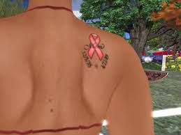 There have been several research studies ( 1, 2) that do explore a link but. Second Life Marketplace 2nd Pink Ribbon Cancer Awareness Tattoo Upper Right Shoulder