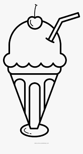 The different layers of the ice creams . Sundae Float Coloring Page Hd Png Download Transparent Png Image Pngitem