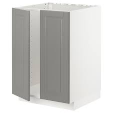 Ikea Metod Unterschrank Fur Spule 2 Turen Weiss Bodbyn Grau 60x60 Cm Moebel Suchmaschine Ladendirekt De