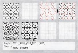 Esses Tangle Pattern Zentangle Patterns Tangle Patterns Tangle Pattern