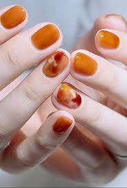 Toebehoren Trend Schildpad Nagels Gemarmerd Trendige Nagel Manikure Ideen Nagellack Ideen
