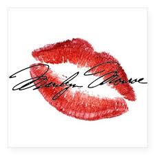Marilyn Monroe Signature Lips Sticker On Cafepress Com Marilyn Tattoo Marilyn Monroe Tattoo Marilyn Monroe Signature