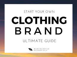 What do you put on tees or other items of clothing? 7 Steps To Create Your Own Clothing Brand