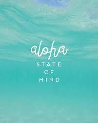 Aloha State Of Mind Art Quote Printable Digital Download Affordable Diy Art Home Decor Poster Wall Art Mode Aloha Quotes Hawaiian Quotes Hawaii Quotes