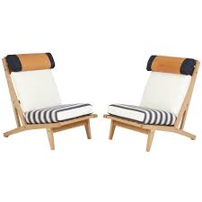 Pair Of Hans J Wegner Getama Lounge Chairs Circa 1960s Furniture Chair Lounge Chair