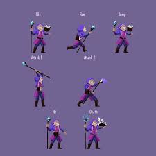 Reddit The Front Page Of The Internet Pixel Art Character Sprites Wizard Character