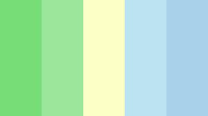 You'll have a colorful space that avoids being too busy and disjointed. Pastel Green Blue Yellow Color Scheme Blue Schemecolor Com