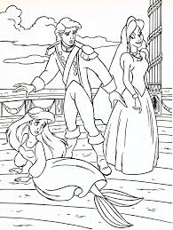 40 the little mermaid pictures to print and color. Princess Ariel And Prince Eric Coloring Pages Coloring And Drawing