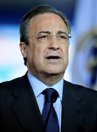 Real Madrid president Florentino Perez speaks a word of welcome during the presentation of the new Real Madrid coach Manuel Pellegrini ... - Real%2BMadrid%2BPresents%2BManuel%2BPellegrini%2BNew%2B8TFjQ9eWB_3l