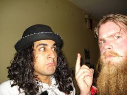 John Beardman Jr shows his disappointment for a beardless man at the Sando  in Sydney, circa 2009. #beardmemories