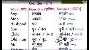 Learn Hindi Lesson 45 Gender