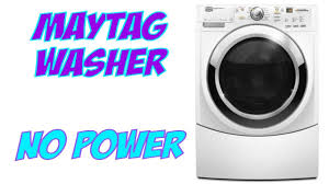 Maytag 9000 series energy star washing machine. Maytag Front Load Washer No Power Youtube