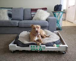 To make dog beds out of pallets. Diy Pallet Dog Bed