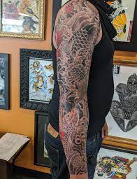 These enhancing procedures represent a breakthrough in cosmetic application and change the way we think of cosmetics and tattooing. Koi Sleeve By Brian Grover At Autonomy Tattoo In Rochester Mn Tattoos