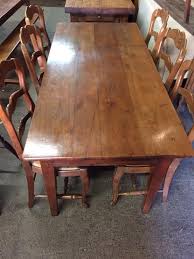 Lovely Antique French Cherry Dining Table Gorgeous Colour And Patina One End Drawer And Sits On French Farmhouse Table Antique French Farmhouse Dining Table