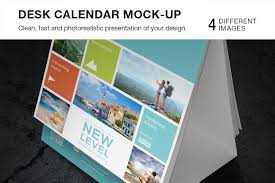 Desk Calendar Mock Up Vol 3 By Itembridge Creative Store On Creativemarket Desk Calendars Desk Calendar Template Calendar