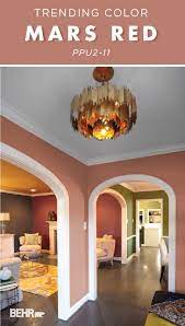 Color Of The Month Mars Red Colorfully Behr Paint Colors For Living Room Interior Paint Colors For Living Room Paint Colors For Home