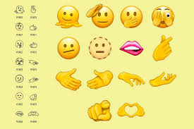 Emoji refers to small pictures used on smartphones, tablets, and other electronic devices to convey emotion or represent an ob. Next Emojis Will Include Melting Face Biting Lip Heart Hands Troll And More Macrumors