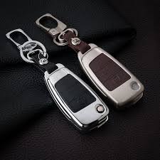 Zinc Leather Car Key Cover For Audi Carkeys Luxury Audi Keycover