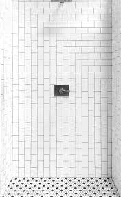 White And Black Hexagon Ii Porcelain Mosaic Floor Decor White Tile Shower Ceramic Wall Tiles Black And White Tiles Bathroom