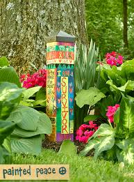 They're a worldwide indication of peace. Art Poles