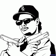 How To Draw Eazy E Eazy E Step 16 Rapper Art Hip Hop Art Art