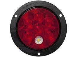 Voltage automotive led 3 inch round fog light 6000k spot light with fisheye lens. Peterson 883 7 4 Inch Round Led Tail Light With Cyclops Back Up Eye Flange Mount