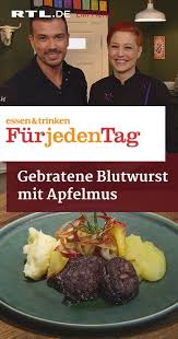 Gebratene Blutwurst Mit Apfelmus Rtlplus Essen Trinken Fur Jeden Tag Apfelmus Blutwurst Ess Essen Und Trinken Essen Und Trinken Rezepte Blutwurst