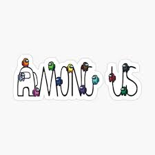 Among Us Hide Seek Black Edition Sticker By Dedefa In 2020 Coloring Stickers Print Stickers Aesthetic Stickers