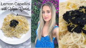 Thinly slice chicken on the bias and place atop the pasta. Lemon Capellini With Vegan Caviar Ina Garten Via Food Network Youtube
