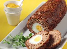 Greek Meatloaf Stuffed With Eggs Rolo Kima Greek Meatloaf Greek Recipes Greek Dishes