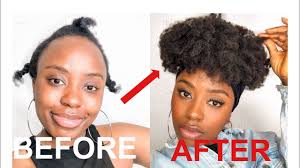 Long bob is good hairstyle for big forehead. How To Hide A Big Forehead With Clip In Natural Hair Youtube