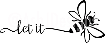 Let It Bee Svg Png Digital Etsy In 2021 Silhouette Stencil Cricut Projects Vinyl Let It Be