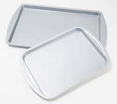 3.2 are aluminum cookie sheets nontoxic? Cook S Essentials Set Of 2 Nonstick Sheet Pans Qvc Com
