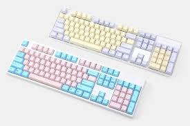 Black And White Gradient Keycaps Tai Hao Paradise Pbt Keycap Set Massdrop Debut Gaming Room Setup Game Room Design Gamer Room