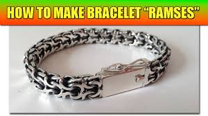 I recently made a silver bracelet and my virtual friend from argentina asked to show how i do it. How To Make Soldered Chain Ramses Video Tutorial Phiton Bismark Cardinal Chainmaille Youtube
