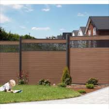 Zaunanlage System Wpc Mandel Design Quattro Zaun Zaun Sichtschutz Zaun Traumgarten